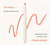[Rom&amp;nd] Lip Mate blyant med fingerbørste 0,5g 