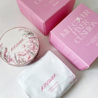 [Clio] Kill Cover Fixer Cushion Floral Tea Garden Edition Original med refill SPF50+ PA+++ (15gx2)