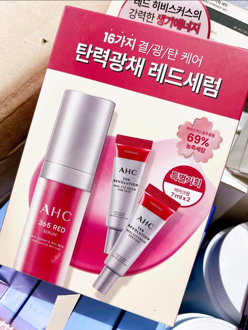 [AHC] Red Serum Synergy 30ml (+Eye Cream 7mL*2ea)