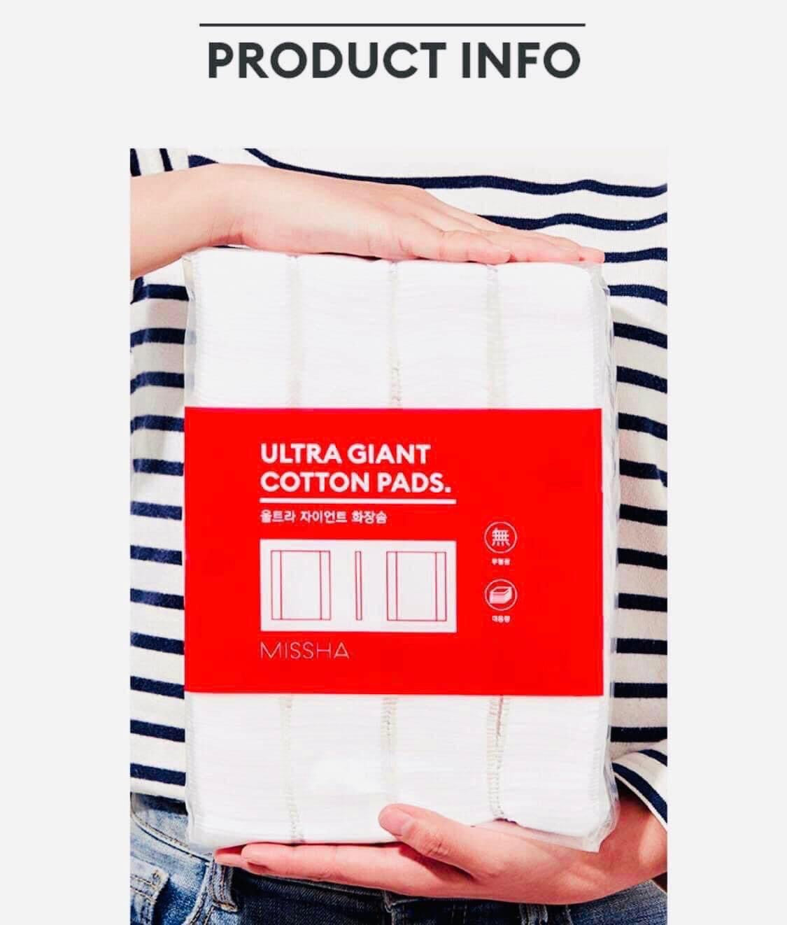 [Missha] Ultra Giant Cotton Pads 400pcs