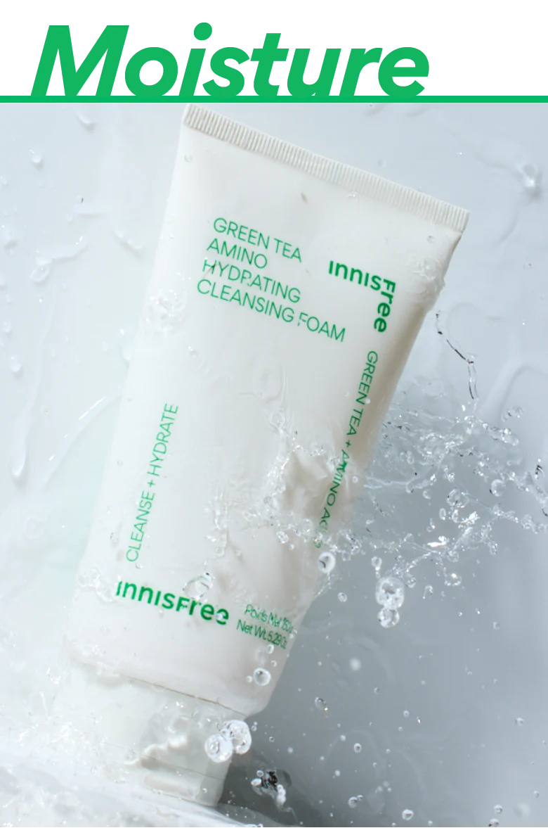 [Innisfree] Green Tea Amino Hydrating Cleansing Foam 150g