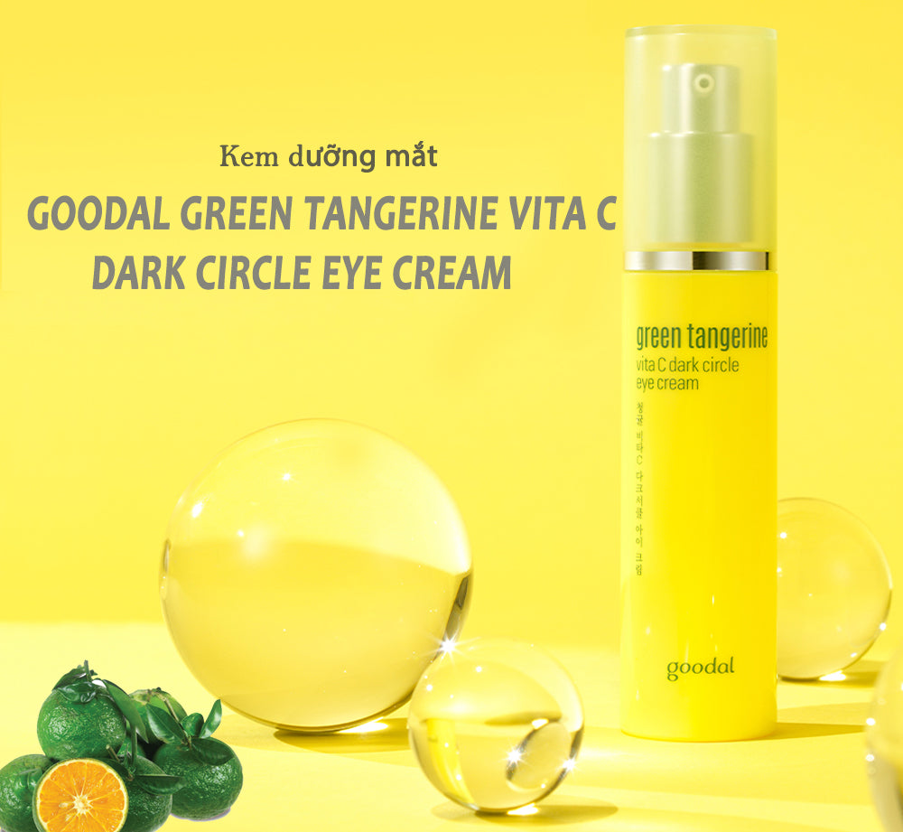 [Goodal] Grønn Tangerine Vita-C Dark Circle Eye Cream 30ml