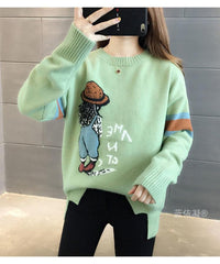 Pullover Strikkevarer - liten jente - A11
