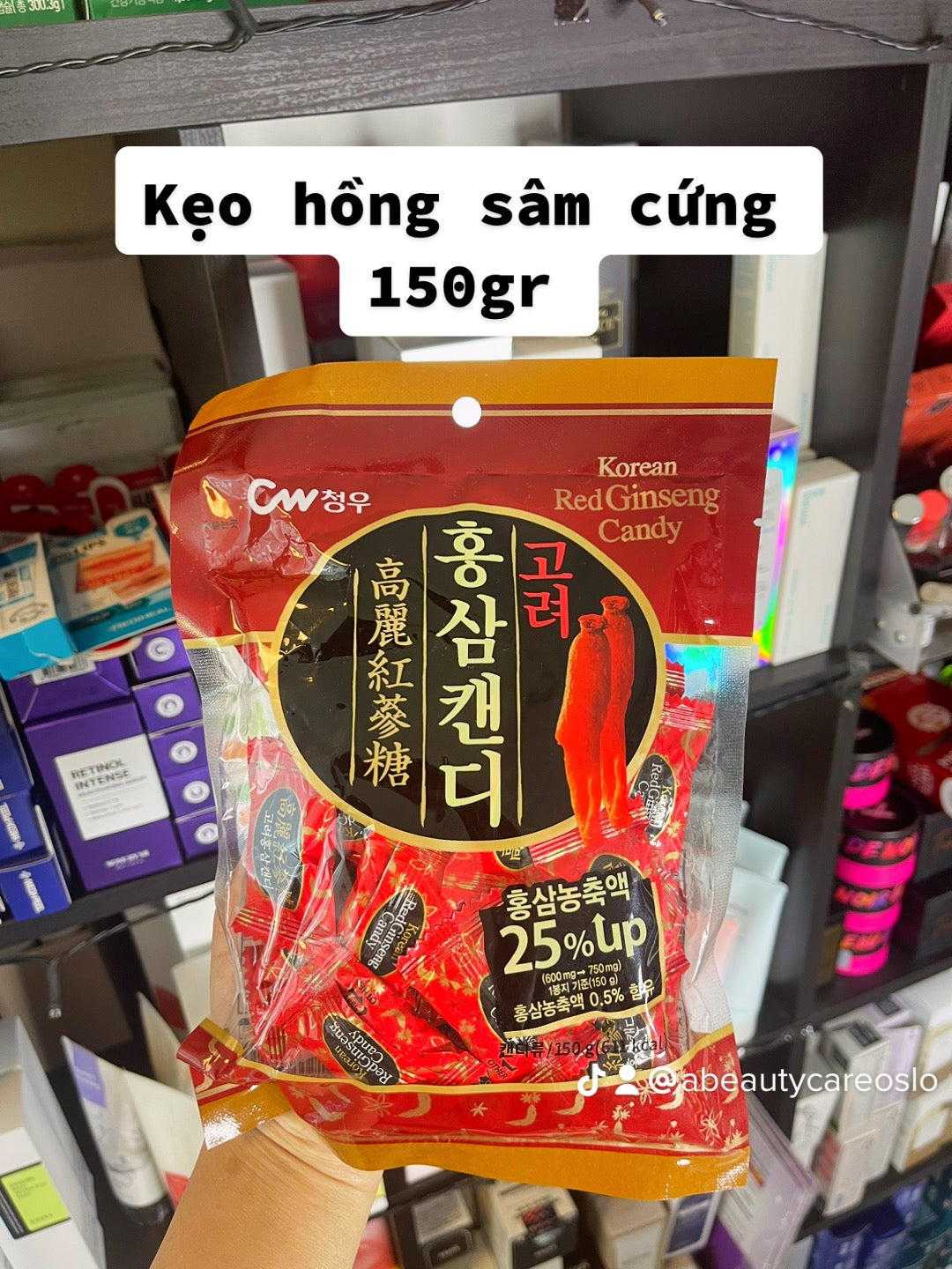 [Koryo] Red Ginseng Candy 150g 