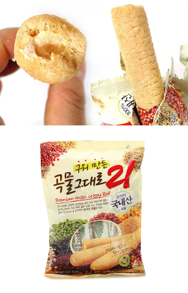Koreansk Korn Crispy Rolls Snacks