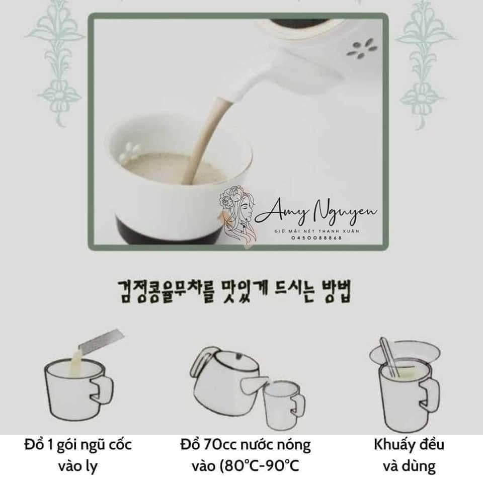 [Hee Chang] Black bean adlay tea 50 sticks 900g