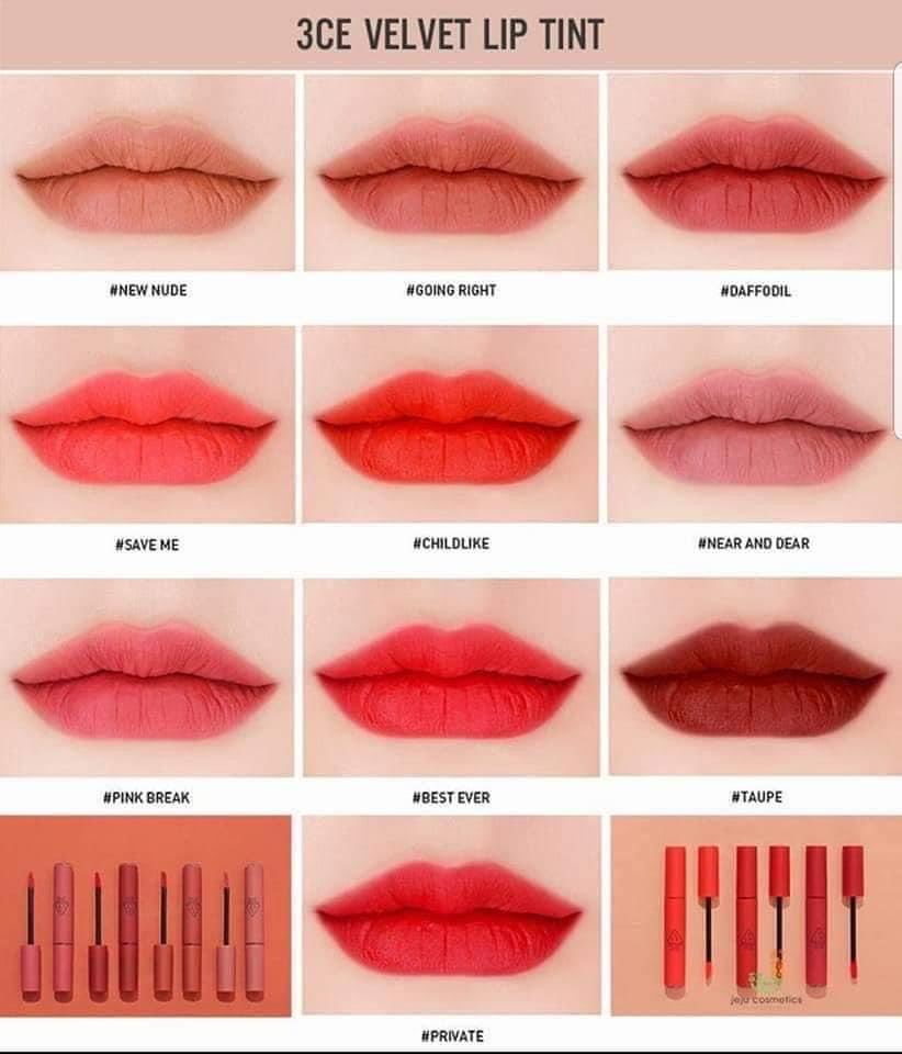 [3CE] Velvet lip tint