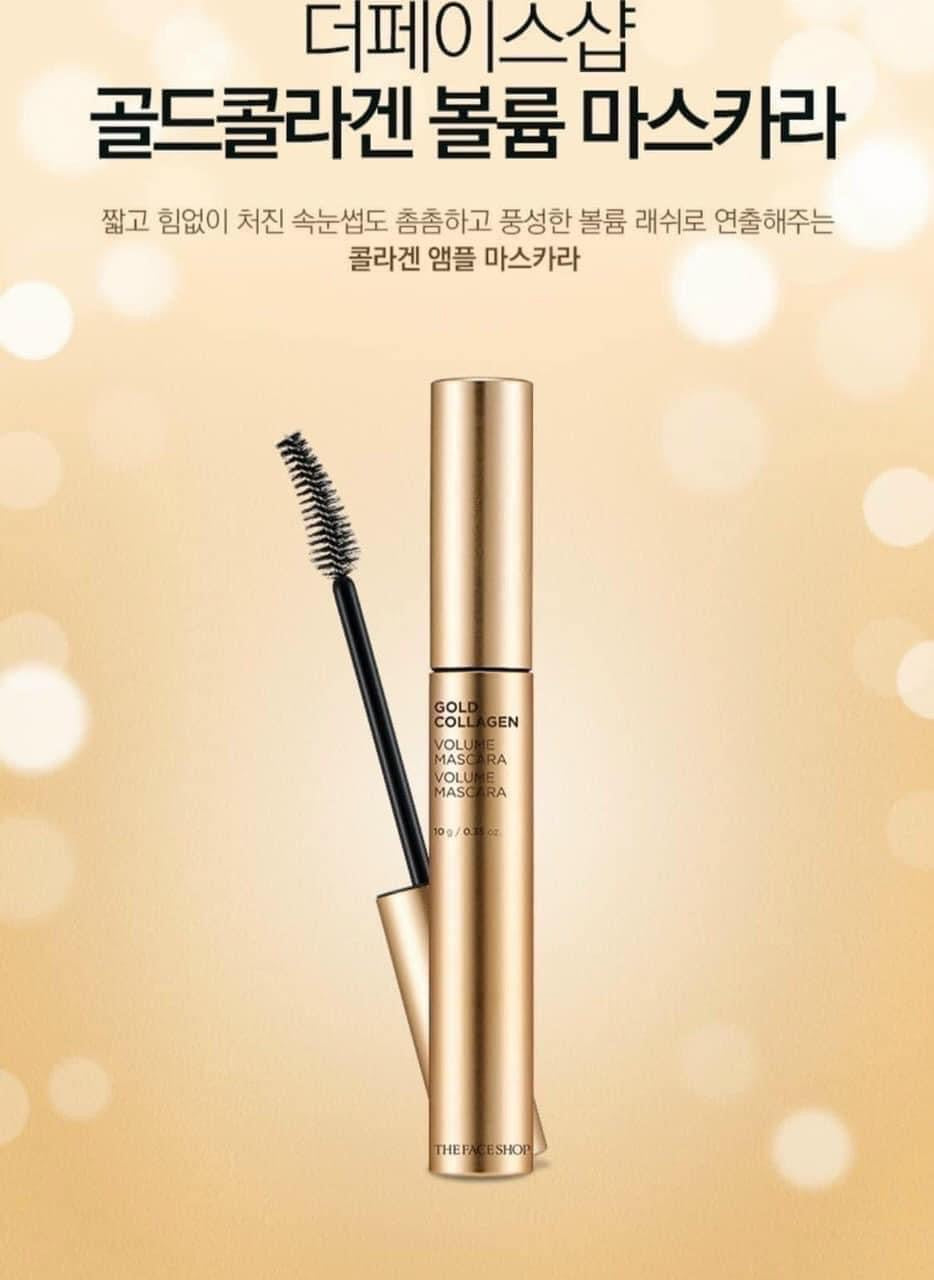 [The Face Shop] Gold Collagen Volume Mascara 12g