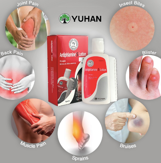 [Yuhan] Antiphlamine Massage Lotion (100ml)
