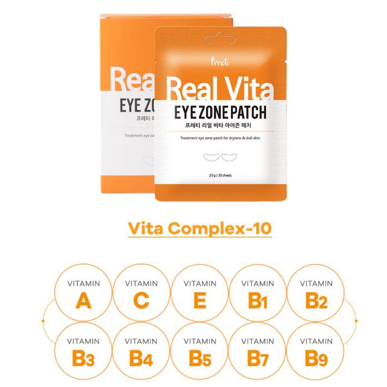 Prreti Real Vita Eye Zone Patch 25g (30 ark)