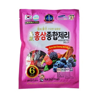[Korea Red Ginseng 365] HongSamIn Assorted Jelly 150g søtt godteri