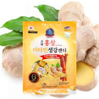 [Lenith] HongSamIn Korea Premium Red Ginseng Vitamin Ginger Candy 300g (10.58 oz)